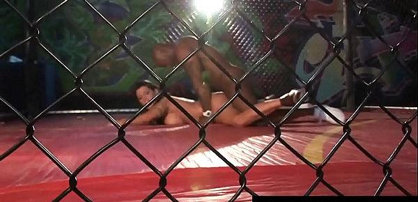  Cuban Sex Queen Angelina Castro Grinds BBC In A Cage Fight!